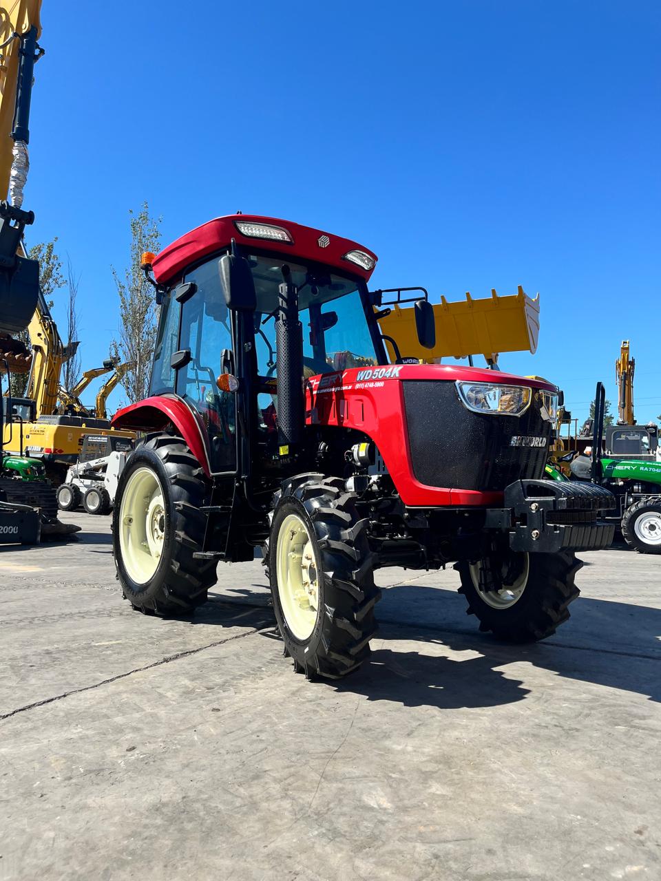 Tractor Chery By Lion RK504 A/C | 58 HP 4x4 con mayor confort